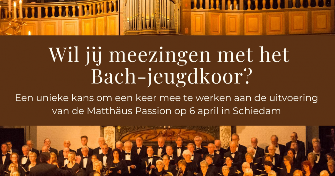Wil jij meezingen met de Matthäus Passion